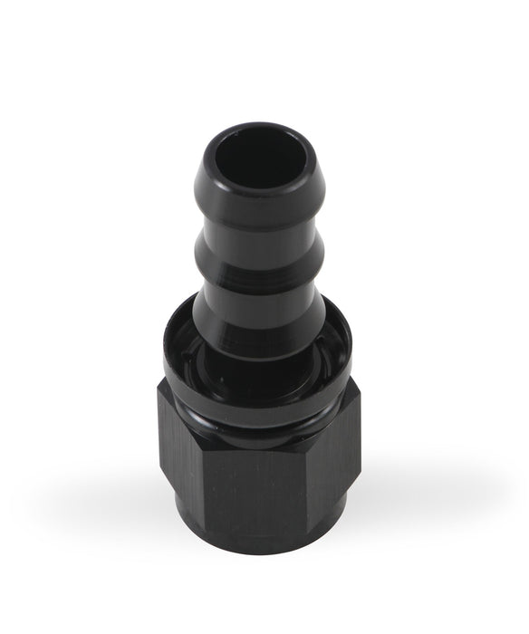 Mr Gasket 200110-BL Push-On Hose End; Straight; -10AN; Anodized Black; - Truck Part Superstore