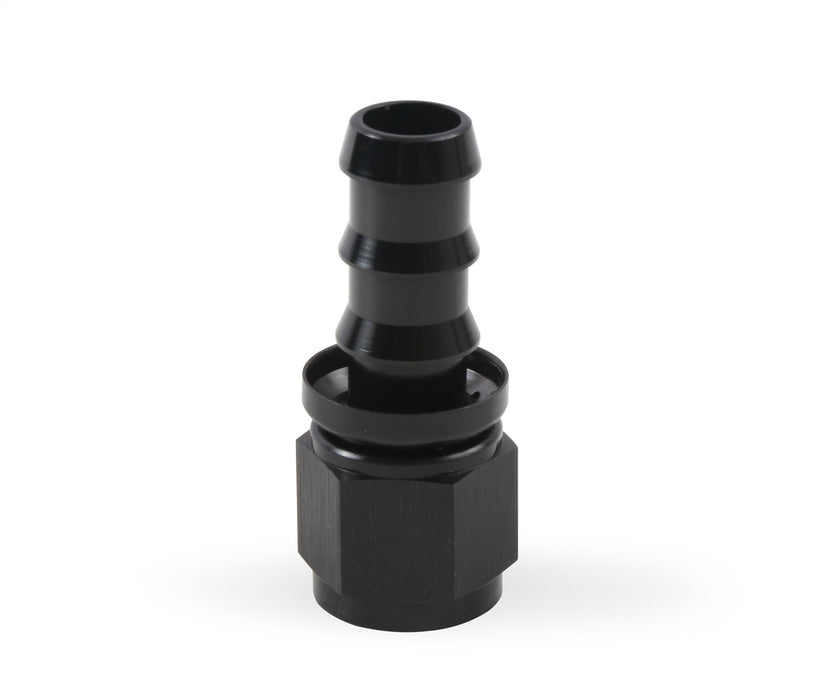 Mr Gasket 200110-BL Push-On Hose End; Straight; -10AN; Anodized Black; - Truck Part Superstore