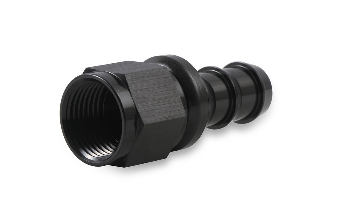 Mr Gasket 200110-BL Push-On Hose End; Straight; -10AN; Anodized Black; - Truck Part Superstore