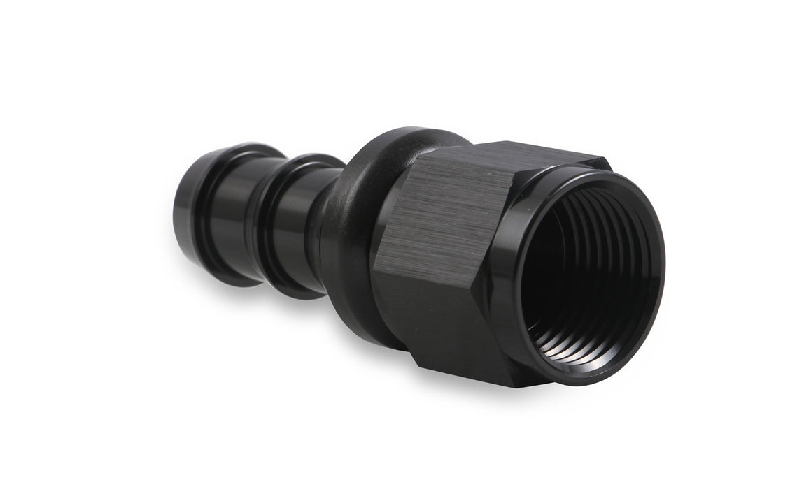Mr Gasket 200110-BL Push-On Hose End; Straight; -10AN; Anodized Black; - Truck Part Superstore
