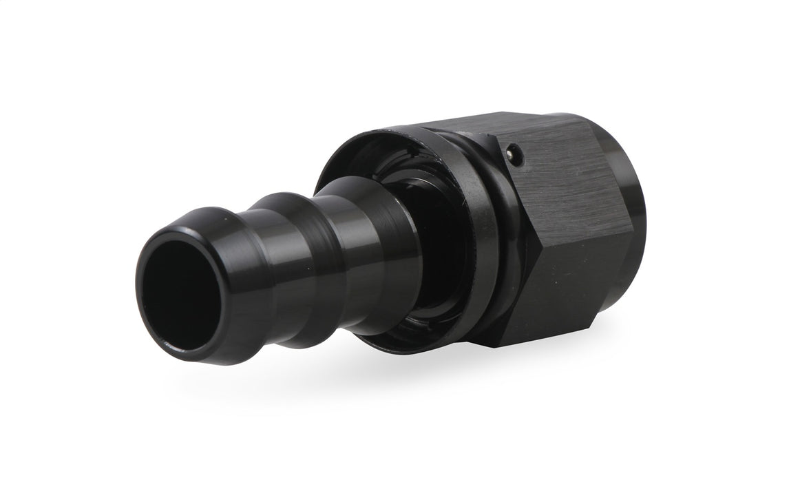 Mr Gasket 200110-BL Push-On Hose End; Straight; -10AN; Anodized Black; - Truck Part Superstore
