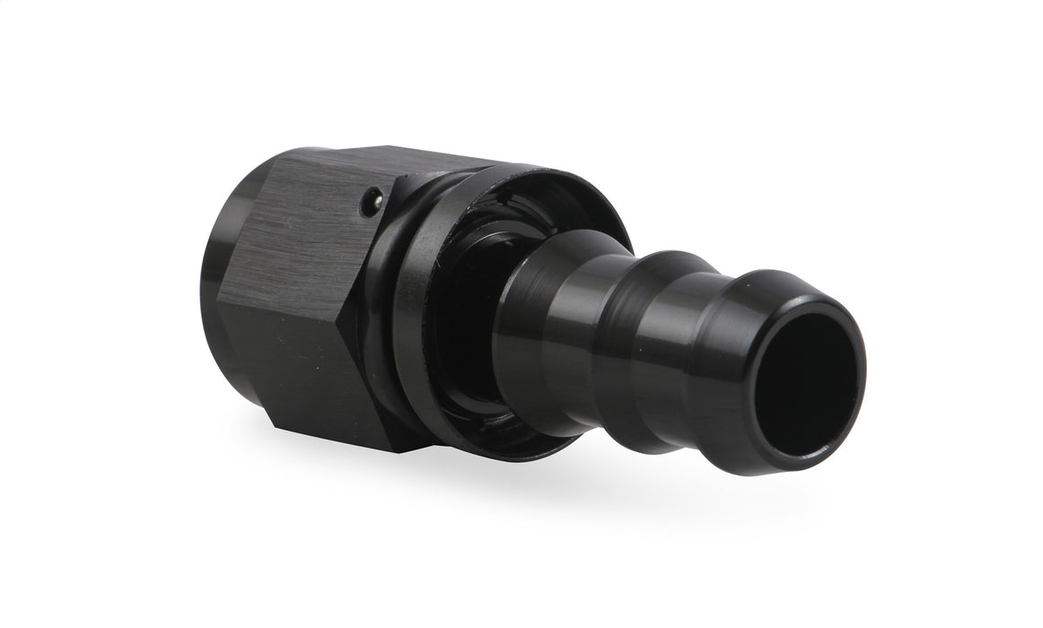 Mr Gasket 200110-BL Push-On Hose End; Straight; -10AN; Anodized Black; - Truck Part Superstore