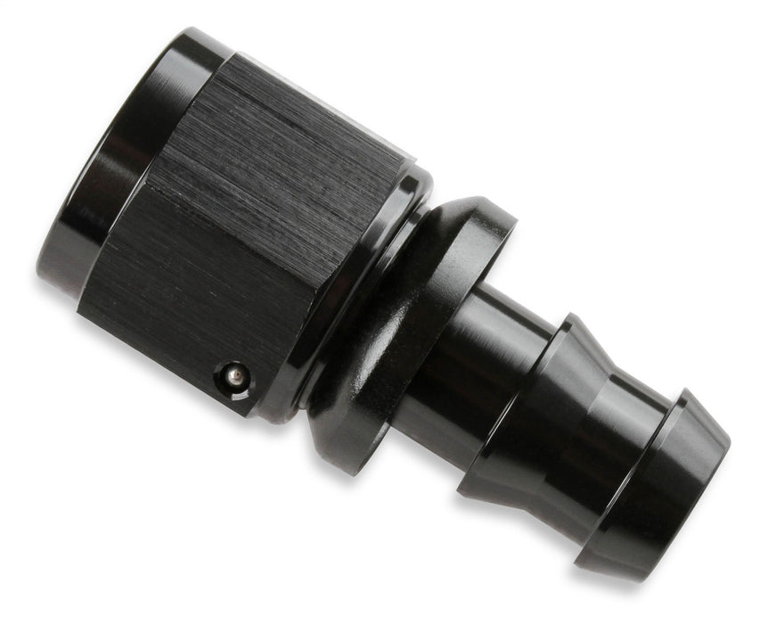 Mr Gasket 200106-BL Push-On Hose End; Straight; -6AN; Anodized Black; - Truck Part Superstore
