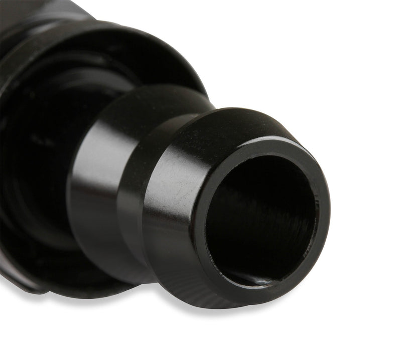 Mr Gasket 200106-BL Push-On Hose End; Straight; -6AN; Anodized Black; - Truck Part Superstore