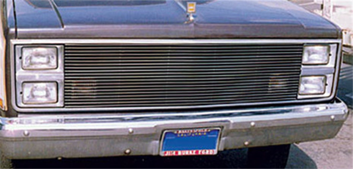 T-Rex Grilles 20015 Billet Series Grille; Horizontal; Aluminum; Polished; 1 Pc; Replacement; - Truck Part Superstore