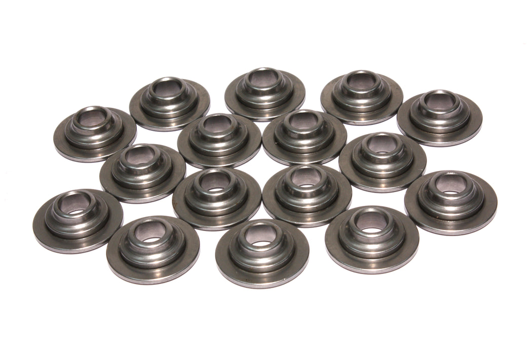 COMP Cams 1757-16 7 Degree Tool Steel Retainer Set of 16, 7mm Valve for 26056 Spring - Truck Part Superstore