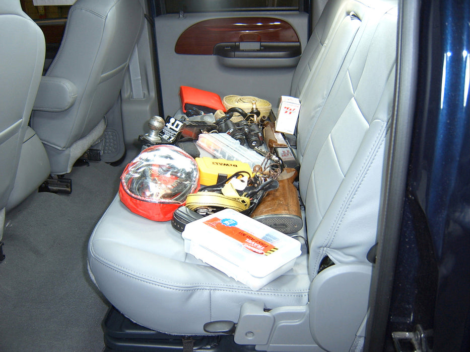 DU-HA 20025 DU-HA® Behind The Seat Storage; Incl. Gun Rack/Organizer; Black; - Truck Part Superstore