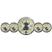 AutoMeter 2002 GAUGE KIT; 5 PC; 3 3/8in./2 1/16in.; ELEC SPEEDO W/WHEEL ODO; PRESTIGE ANTQ. IVO - Truck Part Superstore