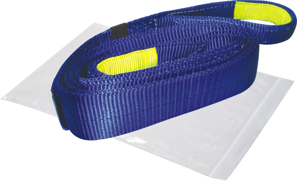 Bulldog Winch 20030 Recovery Strap 3 Inch x 30 Foot 30 000 LB BS Polyester Blue Bulldog Winch - Truck Part Superstore