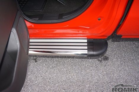 Romik 20033418 2019-Present Chevrolet Silverado Extended Cab Running Boards RB2-TS Side Steps Stainless Steel Silver Romik - Truck Part Superstore