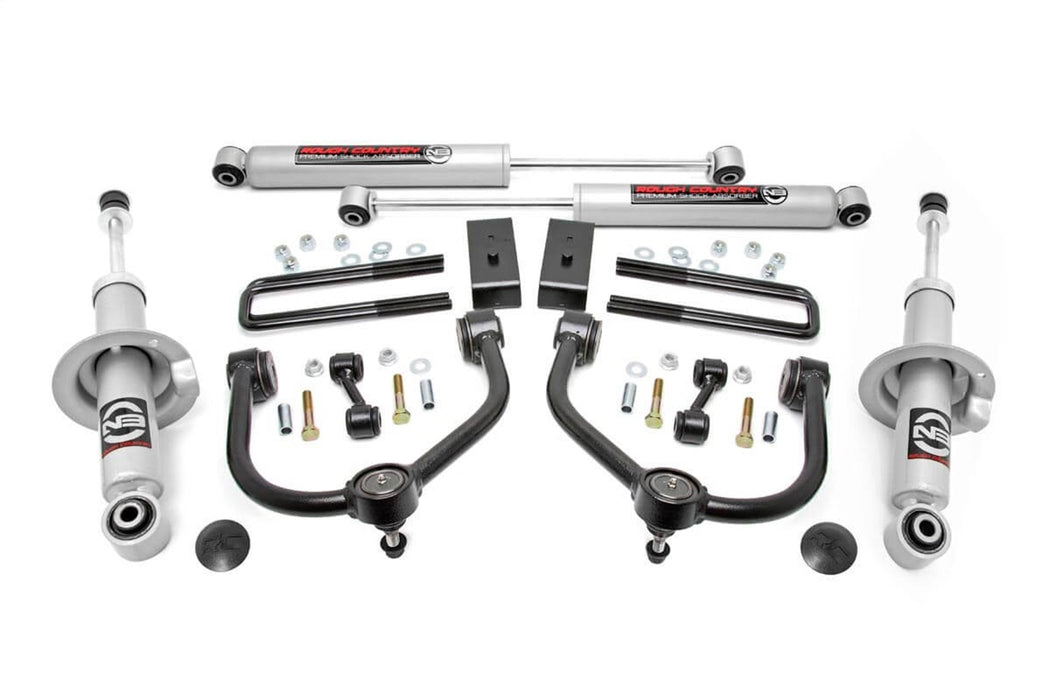 Rough Country 83432 3 Inch Nissan Bolt-On Lift Kit Lifted Struts & N3 Shocks 04-20 Titan 2WD/4WD Rough Country - Truck Part Superstore