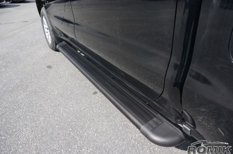 Romik 20043419 2019-Present GMC Sierra Crew Cab Running Boards RB2-TB Side Steps Black Romik - Truck Part Superstore
