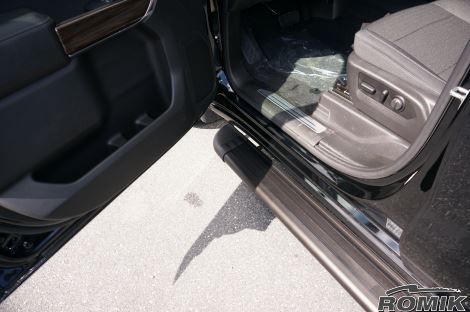 Romik 20043419 2019-Present GMC Sierra Crew Cab Running Boards RB2-TB Side Steps Black Romik - Truck Part Superstore