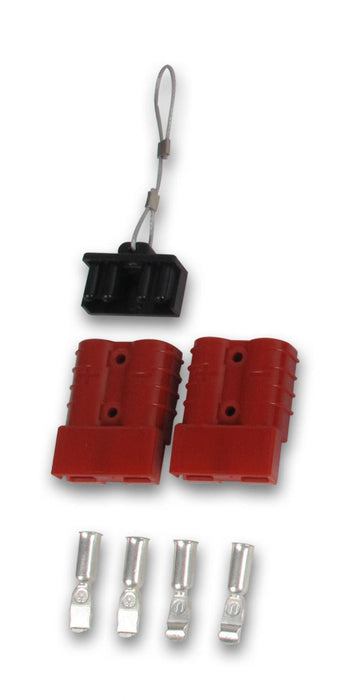 Bulldog Winch 20047 Quick Connect Set 50A 6AWG Includes Dust Cover W/Wire Tether Bulldog Winch - Truck Part Superstore