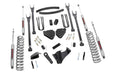 Rough Country 580.20 4-Link Suspension Lift Kit w/Shocks; 6 in. Lift; - Truck Part Superstore