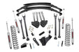 Rough Country 583.20 4-Link Suspension Lift Kit w/Shocks; 6 in. Lift; - Truck Part Superstore