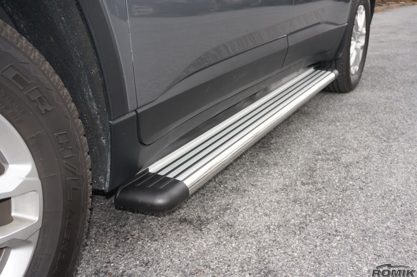 Romik 20054418 Chevrolet Traverse SUV Running Boards RB2 Side Steps 2018-Pres Polished Stainless Romik - Truck Part Superstore