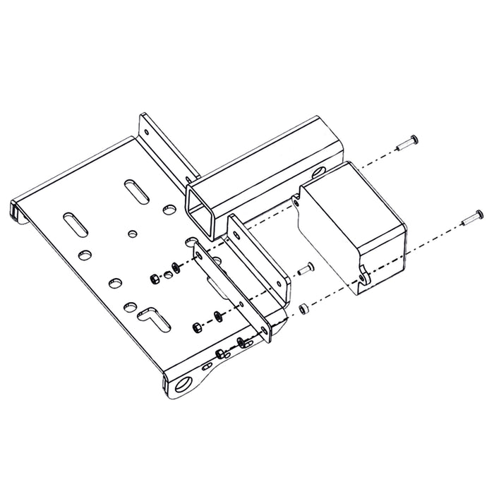 Bulldog Winch 20061R2 ATV/UTV Winch Receiver Mount 2 X 2 Inch Bulldog Winch - Truck Part Superstore