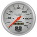 AutoMeter 200647-33 5in. GPS SPEEDOMETER; 0-140 MPH; MARINE SILVER ULTRA-LITE - Truck Part Superstore