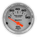 AutoMeter 200744-35 GAUGE; OIL PRESSURE; 2 1/16in.; 80PSI; ELECTRIC; MARINE CHROME - Truck Part Superstore