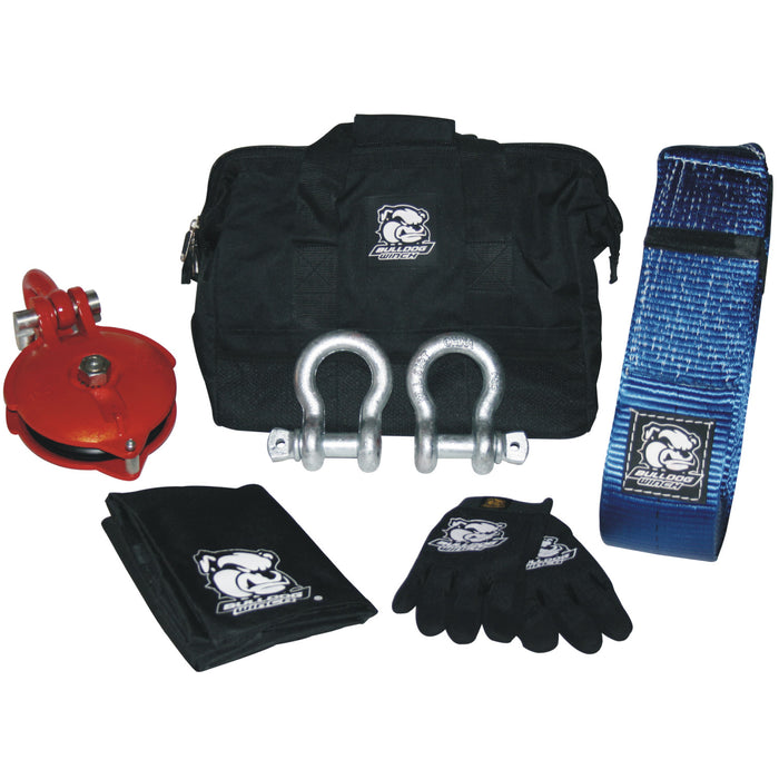 Bulldog Winch 20075 Winch Accessory Kit 7 PC 12,000 LB WLL Rigging Kit Bulldog Winch - Truck Part Superstore
