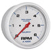 AutoMeter 200750 5in. IN-DASH TACHOMETER; 0-6;000 RPM; MARINE WHITE - Truck Part Superstore