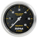 AutoMeter 200752-40 3-3/8in. IN-DASH TACHOMETER; 0-6;000 RPM; MARINE CARBON FIBER - Truck Part Superstore