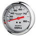 AutoMeter 200753-35 3-3/8in. MECHANICAL SPEEDOMETER; 0-80 MPH; MARINE CHROME ULTRA-LITE - Truck Part Superstore