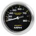 AutoMeter 200753-40 GAUGE; SPEEDOMETER; 3 3/8in.; 80MPH; MECHANICAL; MARINE CARBON FIBER - Truck Part Superstore