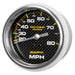 AutoMeter 200753-40 GAUGE; SPEEDOMETER; 3 3/8in.; 80MPH; MECHANICAL; MARINE CARBON FIBER - Truck Part Superstore