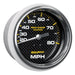 AutoMeter 200753-40 GAUGE; SPEEDOMETER; 3 3/8in.; 80MPH; MECHANICAL; MARINE CARBON FIBER - Truck Part Superstore