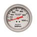AutoMeter 200754-33 3-3/8in. MECHANICAL SPEEDOMETER; 0-100 MPH; MARINE SILVER ULTRA-LITE - Truck Part Superstore