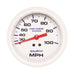 AutoMeter 200754 GAUGE; SPEEDOMETER; 3 3/8in.; 100MPH; MECHANICAL; MARINE WHITE - Truck Part Superstore