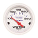 AutoMeter 200762 GAUGE; WATER TEMP; 2 1/16in.; 100-250deg.F; ELECTRIC; MARINE WHITE - Truck Part Superstore