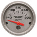 AutoMeter 200764-33 2-1/16in. OIL TEMPERATURE; 140-340 deg.F; MARINE SILVER ULTRA-LITE - Truck Part Superstore