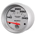 AutoMeter 200765-33 2-5/8in. OIL TEMPERATURE; 140-340 deg.F; MARINE SILVER ULTRA-LITE - Truck Part Superstore