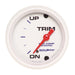 AutoMeter 200766 GAUGE; TRIM LEVEL; 2 1/16in.; 0ODOWN-90OUP; ELECTRIC; MARINE WHITE - Truck Part Superstore
