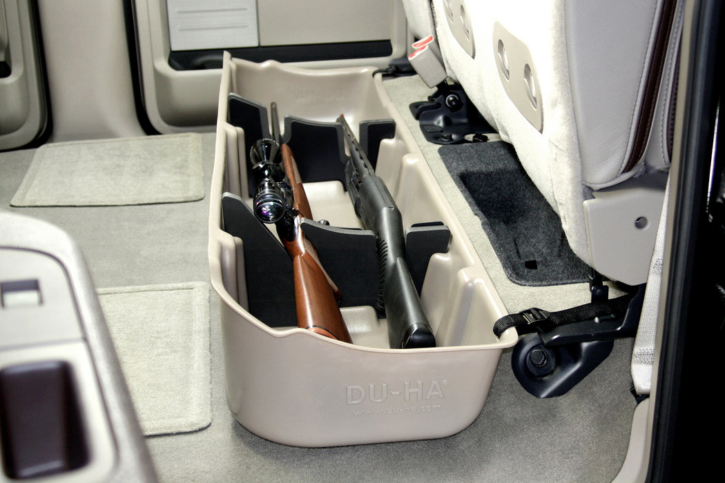 DU-HA 20100 DU-HA 20100 Underseat Storage / Gun Case - Gray - Truck Part Superstore