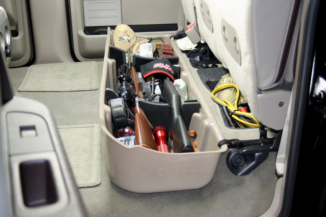 DU-HA 20100 DU-HA 20100 Underseat Storage / Gun Case - Gray - Truck Part Superstore
