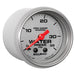 AutoMeter 200772-33 GAUGE; WATER PRESS; 2 1/16in.; 35PSI; MECHANICAL; MARINE SILVER - Truck Part Superstore