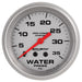 AutoMeter 200773-33 GAUGE; WATER PRESS; 2 5/8in.; 35PSI; MECHANICAL; MARINE SILVER - Truck Part Superstore