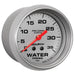 AutoMeter 200773-33 GAUGE; WATER PRESS; 2 5/8in.; 35PSI; MECHANICAL; MARINE SILVER - Truck Part Superstore