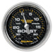 AutoMeter 200774-40 GAUGE; VAC/BOOST; 2 1/16in.; 30INHG-20PSI; MECHANICAL; MARINE CARBON FIBER - Truck Part Superstore