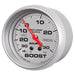 AutoMeter 200775-33 GAUGE; VAC/BOOST; 2 5/8in.; 30INHG-30PSI; MECHANICAL; MARINE SILVER - Truck Part Superstore