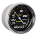 AutoMeter 200775-40 GAUGE; VAC/BOOST; 2 5/8in.; 30INHG-30PSI; MECHANICAL; MARINE CARBON FIBER - Truck Part Superstore