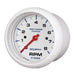 AutoMeter 200779 3-3/8in. IN-DASH TACHOMETER; 0-8;000 RPM; MARINE WHITE - Truck Part Superstore