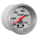 AutoMeter 200790-33 GAUGE; OIL PRESSURE; 2 1/16in.; 100PSI; MECHANICAL; MARINE SILVER - Truck Part Superstore