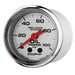 AutoMeter 200790-35 GAUGE; OIL PRESSURE; 2 1/16in.; 100PSI; MECHANICAL; MARINE CHROME - Truck Part Superstore