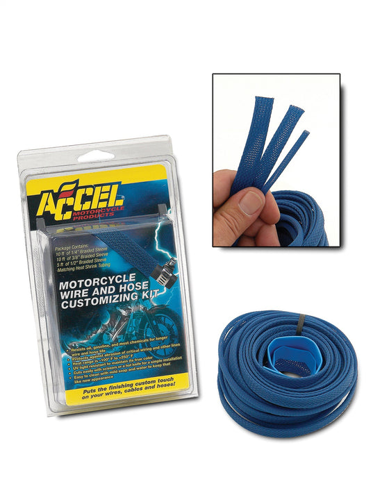 ACCEL 2007BL Hose/Wire Sleeving Kit - Truck Part Superstore