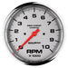 AutoMeter 200801-35 5in. IN-DASH TACHOMETER; 0-10;000 RPM; MARINE CHROME ULTRA-LITE - Truck Part Superstore